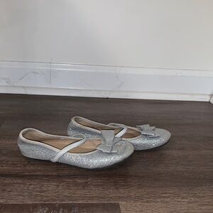 Nina Silver Glitter Kids Dress Shoes